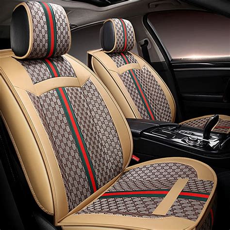 gucci leather seat covers|Gucci seat covers for car.